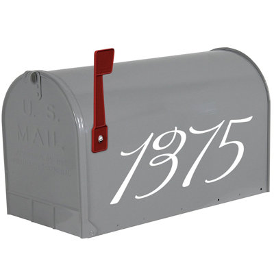 4'' H Vinyl Self-Adhesive House Number