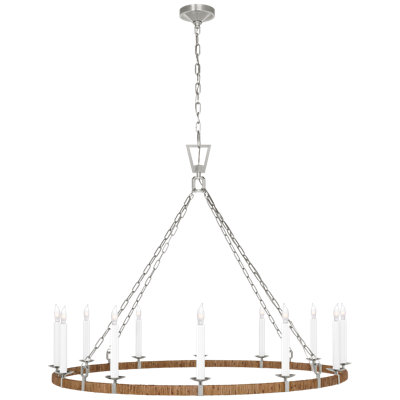 Darlana 12 - Light Wagon Wheel Chandelier