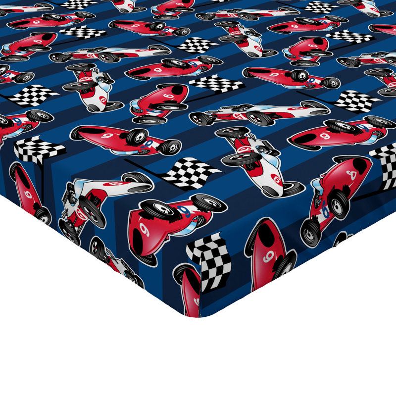 Ensemble de 2 drap-housse Ambesonne Cars, Drap-housse de taille très grand