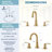 8 Inch Widespread Double Handle Bathroom Faucet With Pop Up Drain-103560310