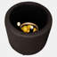 Acelina 14,96 po de large, similicuir rond-1992151