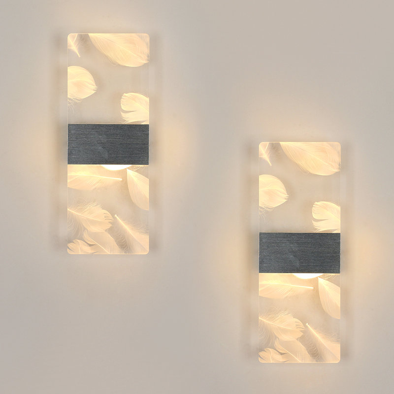 Aluminum LED Flush Mounted Wall Sconce
