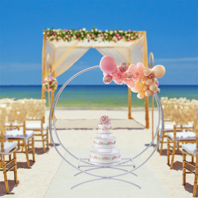 SUNYOU Arch Backdrop Stand for Wedding & Reviews