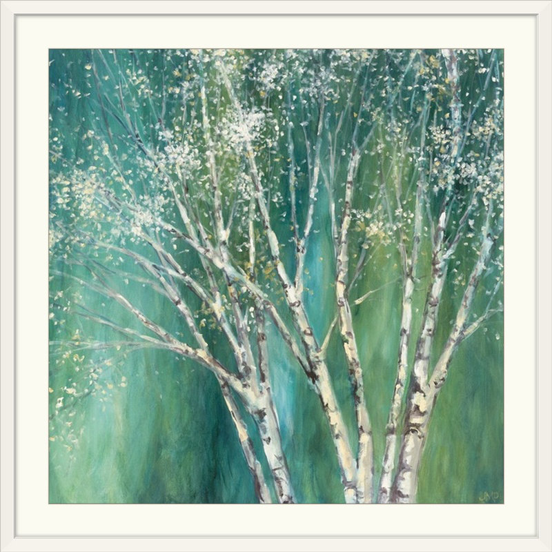 Blue Birch " Blue Birch II " by Julia Purinton, 20" H x 20" W x 1.5" D, Canvas