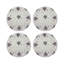 Pistils Small Bouquet Vegan Leather Round Coasters