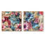 Faustine - Ensemble de salon mural floral 2 pièces-102574785-102574788