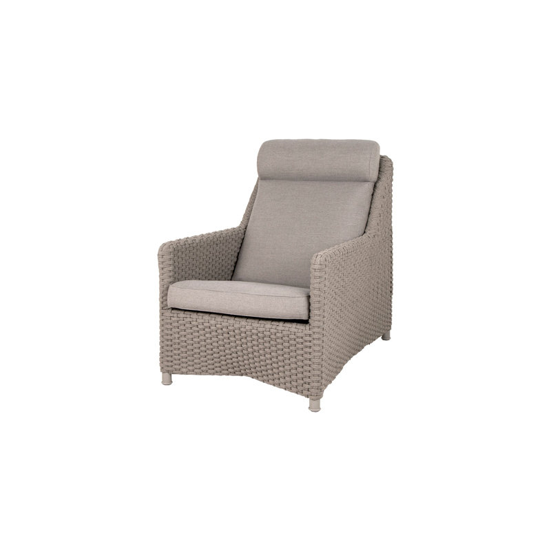 Diamond Highback Chair, Taupe, Taupe