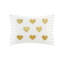 Ensemble d'édredon en peluche à imprimé métallique 4 pièces avec coussin décoratif-126579592-126579588