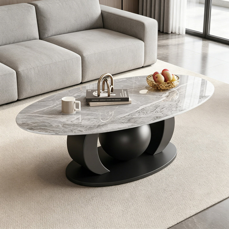 Carolan, Gris / Noir, H 15,74 po x L 47,24 po x l 23,62 po