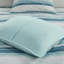 6 pièces de courtepointe imprimée très grand / très grand - Rayures aquarellées pour une chambre à coucher relaxante avec coussins décoratifs-120945081-120945077