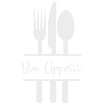 Décalcomanie murale de cuisine bon appetit