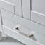 Ensemble de meuble-lavabo simple blanc 24 po avec plateau en céramique 24 po
