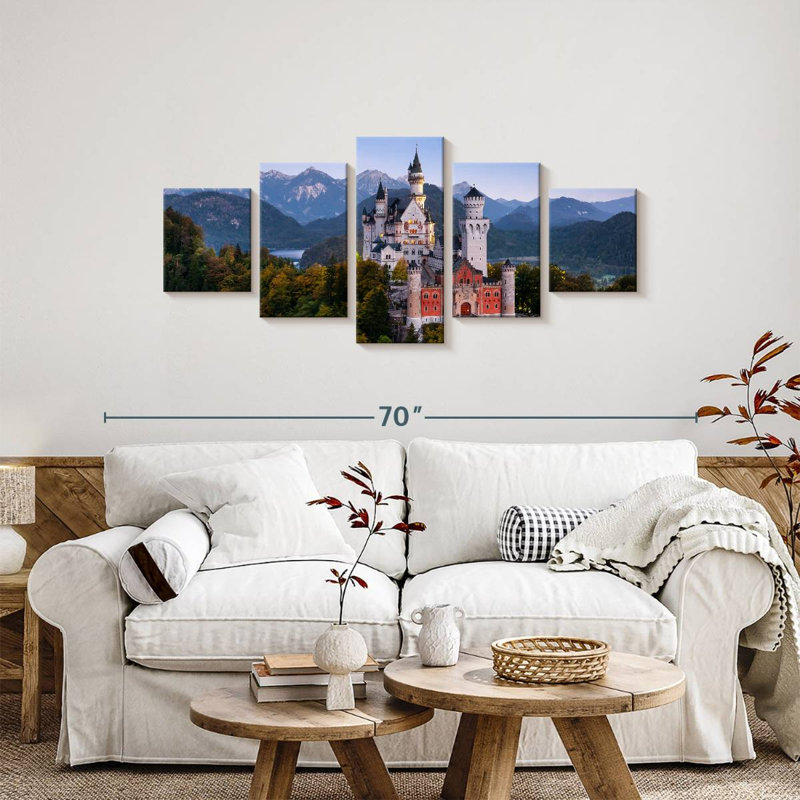 Château de Neuschwanstein, H 24 po x l 55 po