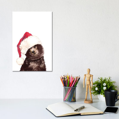 Santa Baby Bear by Big Nose Work - Wrapped Canvas Gallery-Wrapped Canvas Giclée
