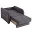Fauteuil rembourré convertible avec rangement-1898395097