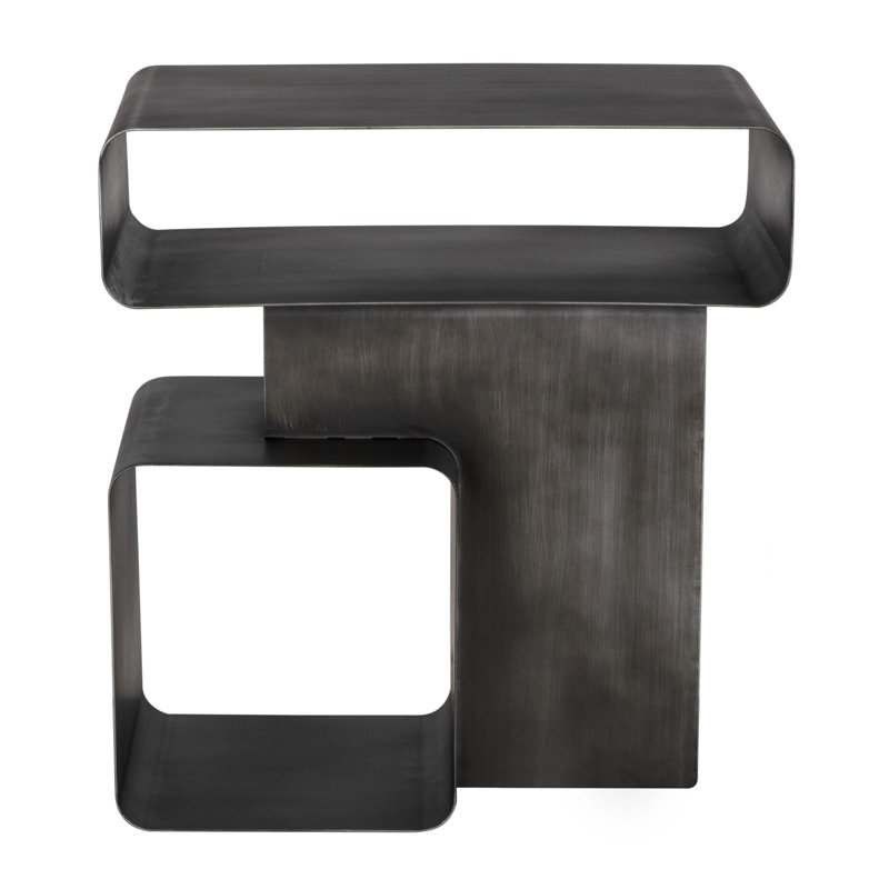 Danville End Table, Gun Metal