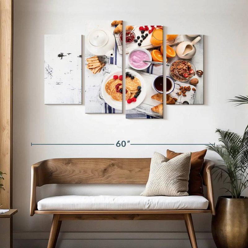 Sélection de petit-déjeuner Yarlin, H 32 po x l 52 po