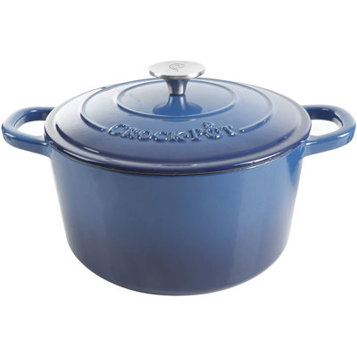 Cocotte en fonte ronde antiadhésive avec couvercle Gibson