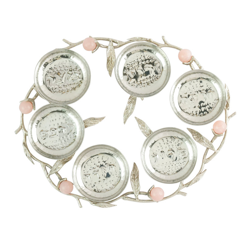 Hyaline Pink Seder Plate