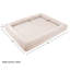 Grand lit pour chien PET en mousse à mémoire de forme avec traversin, crème PETMAker 45 po-112326209-112326210