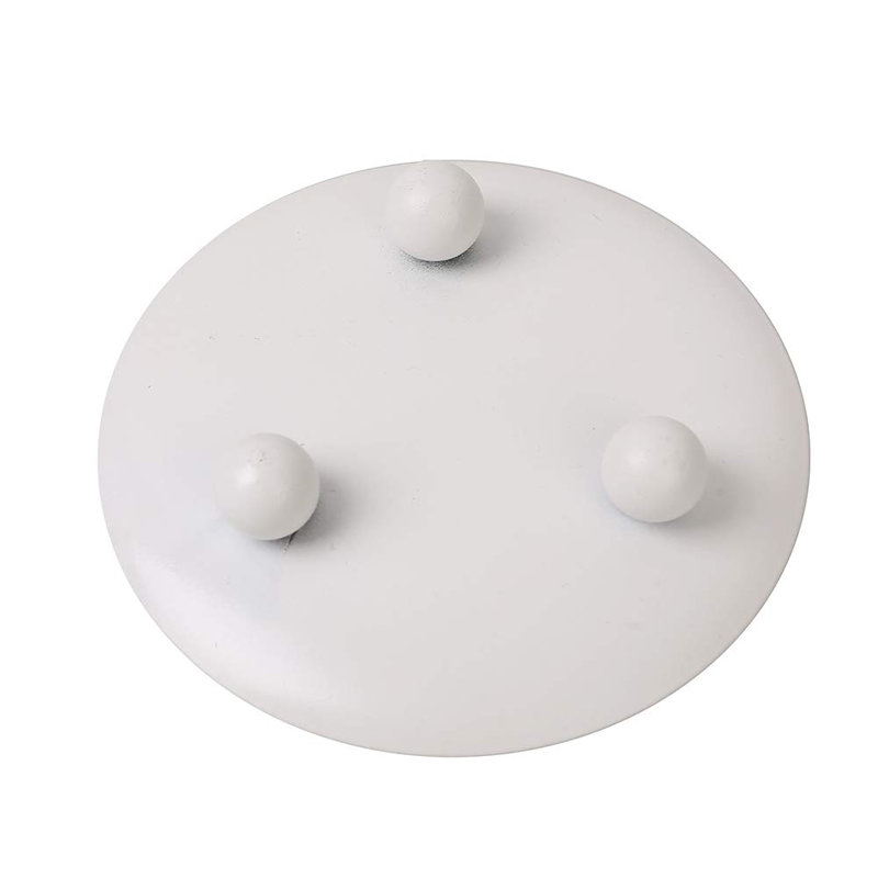 Porte-bougie décoratif en fer, ensemble de 3, support de bougie pour bougies à DEL et à cire, Blanc