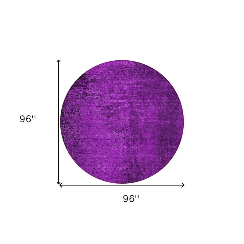 Tapis d'intérieur rond 8 po