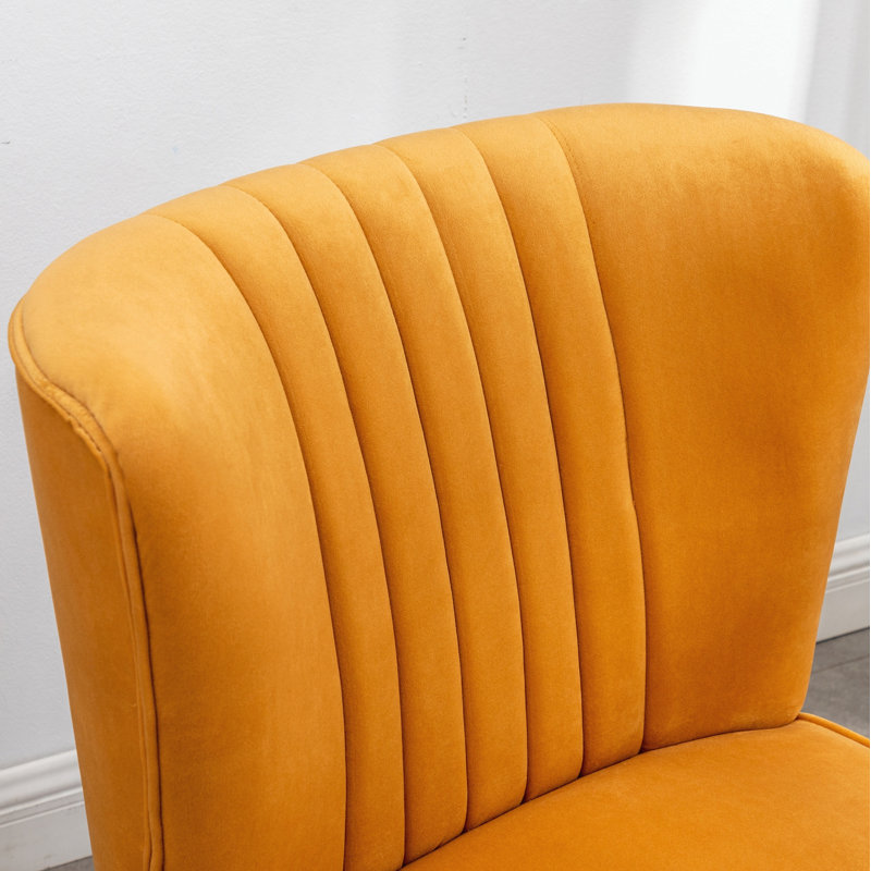 Chaise d'appoint contemporaine tapissée
