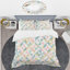 Ensemble de housse de couette mid-century diamond rétro-40702235-80158808