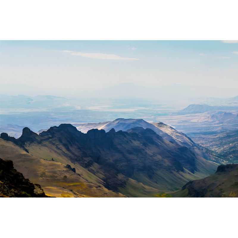 Ridge On Steens Mt. Print by Tom Kostes, 17.25" H x 21.25" W x 0.875" D