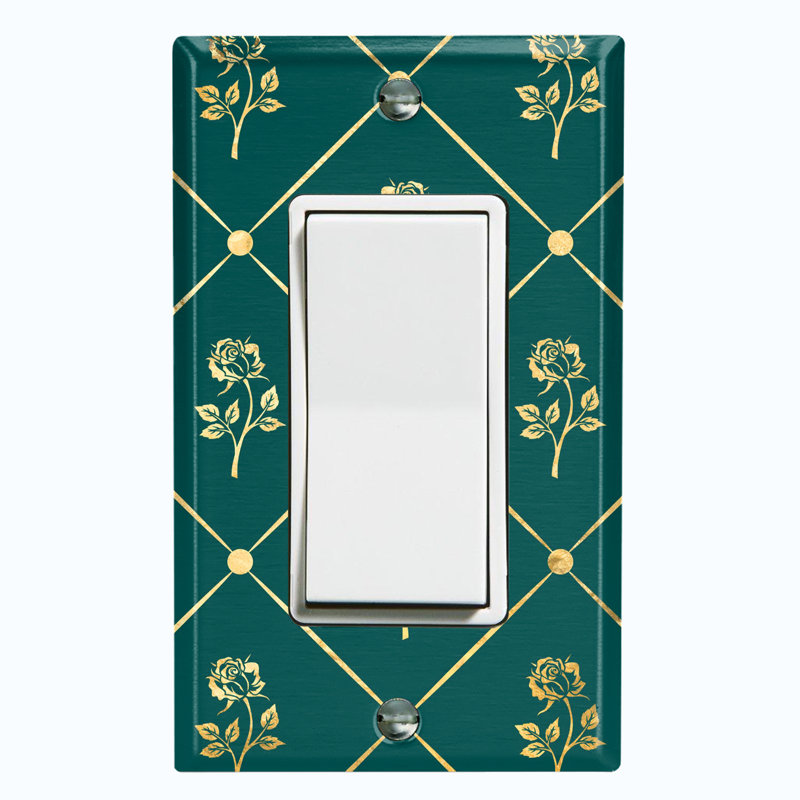 Plaque murale berçante Damask Rose