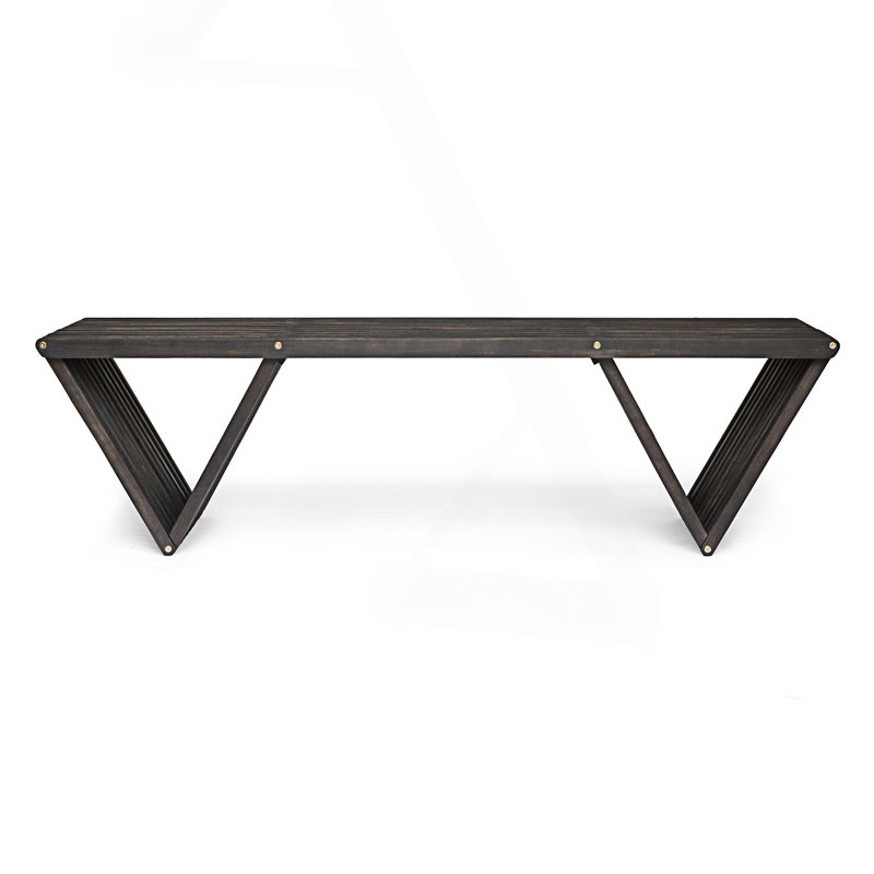 Modern Triangular Design Bench