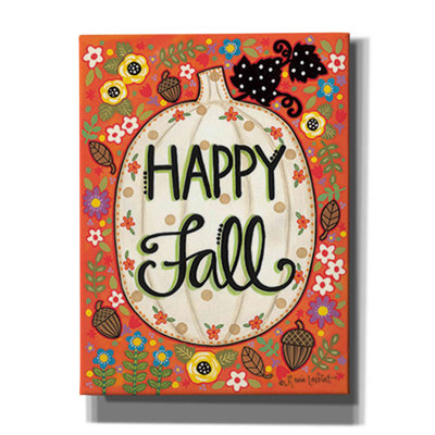 Wildon Home® «Happy Fall Pumpkin» par Annie Lapoint, estampe numérique sur toile