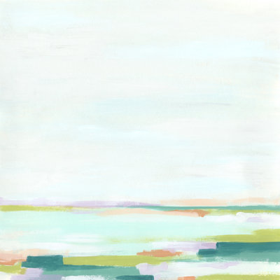 «Tropic Horizon I» par June Erica Vess - peinture sur toile tendue