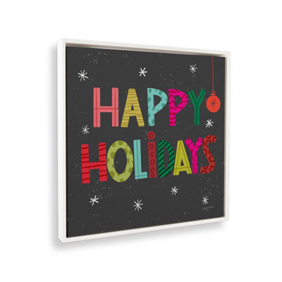 «Holiday Wishes I» par Cheryl Warrick, reproduction d'art sur toile