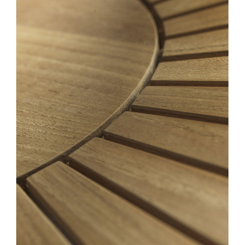 Sammen Outdoor Round Teak Garden Table
