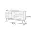 Grande commode décorative de style japonais à grande capacité-391599761