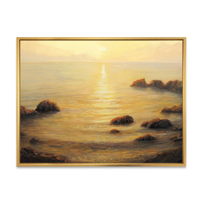 Golden Sunrise Sunet - reproduction sur toile