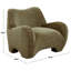 Fauteuil d'appoint en chenille Randal-1819225553