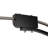Morelli Arc Floor Lamp - 84", Satin Nickel & Black, Dimmer Switch, V-base-88561504
