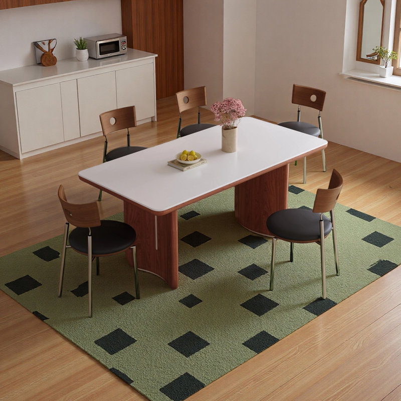 Calderone, H 29,52 po x l 62,99 po x P 31,49 po, 7 pièces : table, 6 chaises