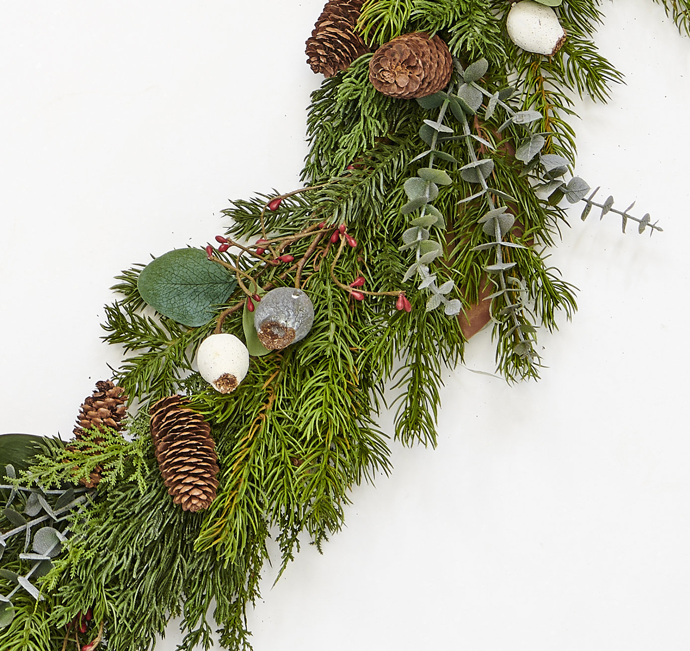 69" Cypress Pinecone Garland