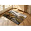 Tapis imprimé paysage vache des Highlands, texture réaliste de fourrure animale, tapis de sol inspiré de la nature, antidérapant et lavable, idéal pour le salon, la chambre, le bureau, l'appartement.-272560176