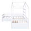 Lit plateforme House avec trois tiroirs de rangement-1229577324