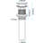 Single Handle Bathroom Faucet And Pop - Up Drain With Overflow Function, Stainless Steel Build, Brushed Nickel Color, Less Water , Leak Proof Drain, Quick Assembly Steps Featuring Overflow, Body,