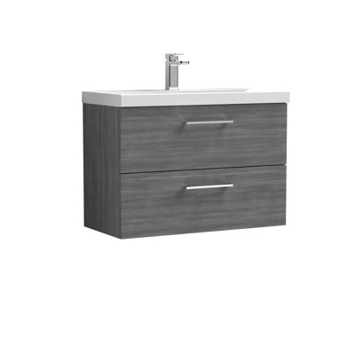 Arno 810mm Single Bathroom Vanity with Integrated Vitreous China Basin