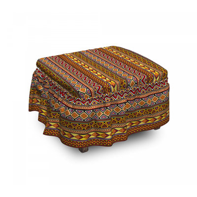 Box Cushion Ottoman Slipcover