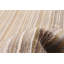 Tapis rayé beige tissé à la main Selby
