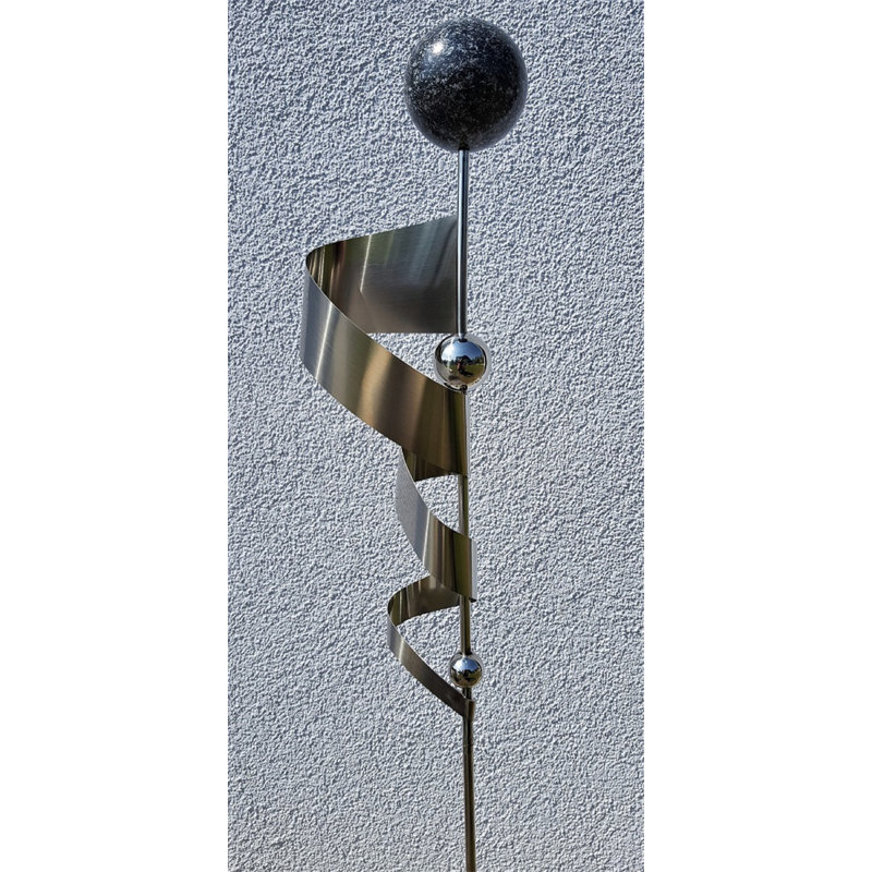 Dawana Stainless Steel Garden Stake, Granite -colored anthracite