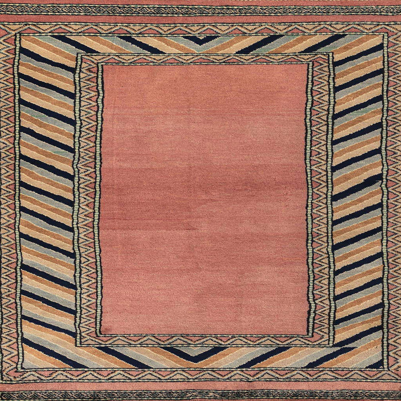Abstract Indoor Rug, Square 8'