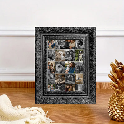 Black 3 PCS 5" x 7" Home Accent Picture Frame with Lightweight PS Frame